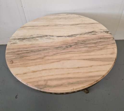 Coffee table with marble top Marble Eclecticism Mid-20th century - photo 3