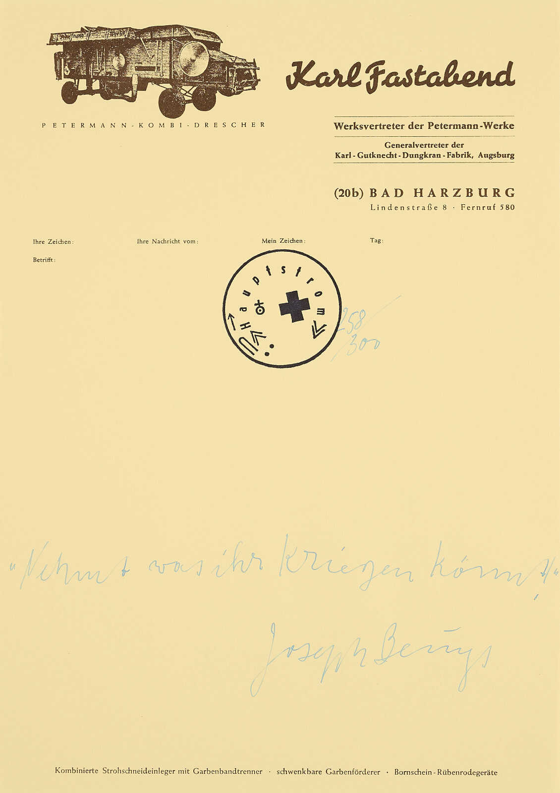 Joseph Beuys. Nehmt was ihr kriegen könnt!