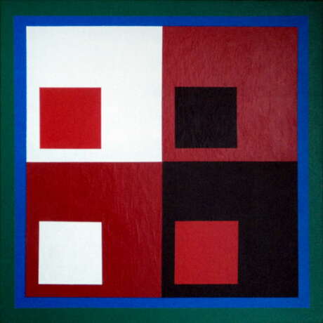 “RUSSIAN NEOSUPREMATISM №2” Canvas Acrylic paint Abstractionism Mythological 2014 - photo 1