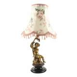 Lampe de table Putti. Vergoldete Bronze Neorococo At the turn of 19th -20th century - Foto 1