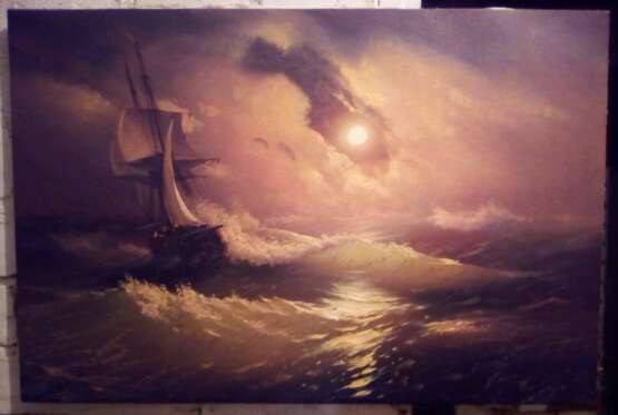 “After the storm” Canvas Oil paint Romanticism Marine 2019 - photo 1