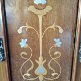 Изысканная витрина в стиле модерн Красное дерево Art Nouveau 19th century г. - фото 8