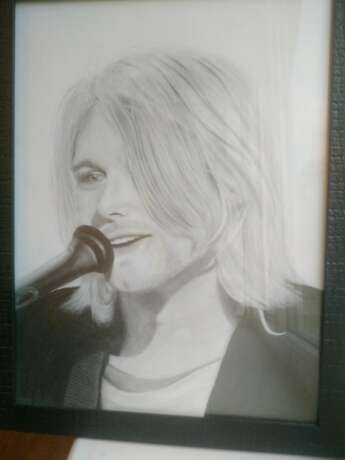 «Kurt Cobain» Papier Crayon 2018 - photo 1