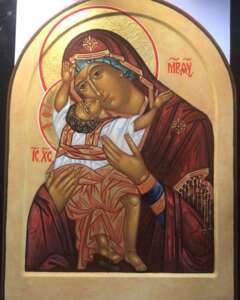 Богородица Кардиотисса, (Сердечная) икона