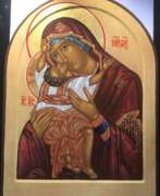 Наталья Барион (р. 1974). Богородица Кардиотисса, (Сердечная) икона