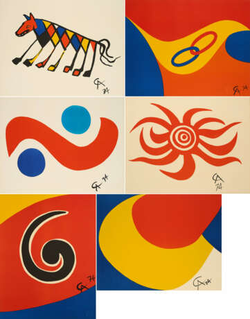 Alexander Calder. Mixed Lot of 6 Prints - Foto 1