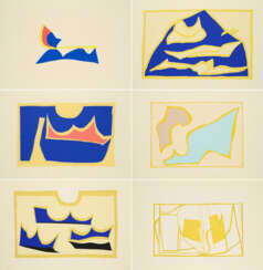 Richard Mortensen. Mixed Lots of 6 Prints (From: Der fünfte Gesang)