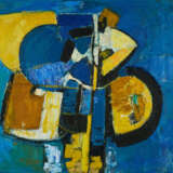 Carl Walter Liner. Composition blau/gelb - Foto 1