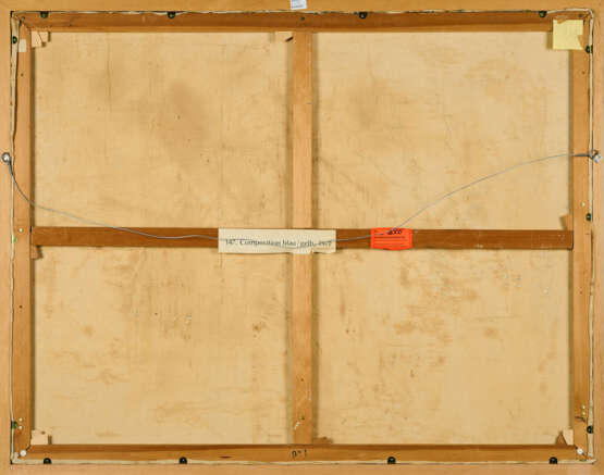 Carl Walter Liner. Composition blau/gelb - Foto 3