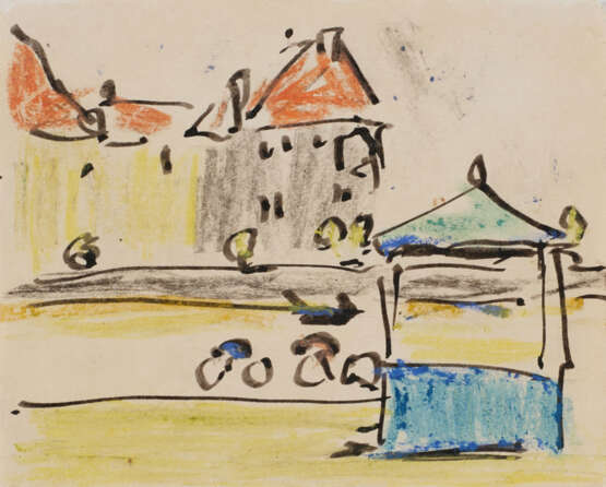Ernst Ludwig Kirchner. Dresdner Vorstadt - Foto 1