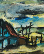 Темпера. Karl Eulenstein. Einsames Fischerhaus Темпера. Karl Eulenstein. Einsames Fischerhaus