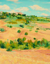 André Vignoles. Terres labourées près des Montepulciano