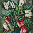 Werner Scholz. Rote und weiße Tulpen - Auktionspreise