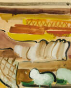 Gouache. Ludwig E. Ronig. Mutter und Kind