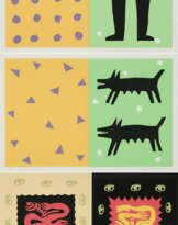 Ren Rong. Mixed lot of 4 works on paper