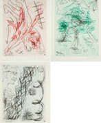 А. Р. Пенк. A.R. Penck. Mixed Lot of 3 Etchings