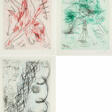 A.R. Penck. Mixed Lot of 3 Etchings - Prix ​​des enchères