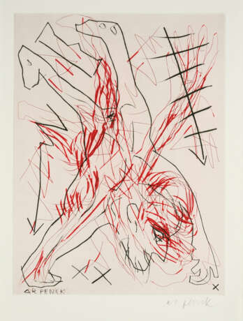 A.R. Penck. Mixed Lot of 3 Etchings - Foto 2
