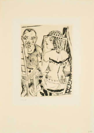Max Beckmann. Garderobe (Plate 2 from: Der Jahrmarkt) - photo 1