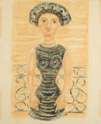 Impressions d'art. Massimo Campigli. Femme au balcon