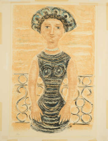 Massimo Campigli. Femme au balcon - Foto 1