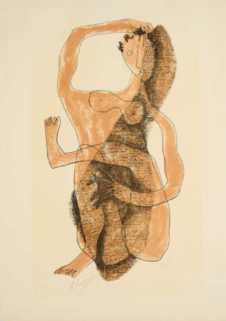 Henri Laurens. Femme assise à la Jambe levé - Foto 1
