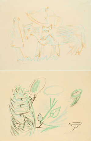 HAP Grieshaber. Mixed Lot of 2 Prints - photo 1