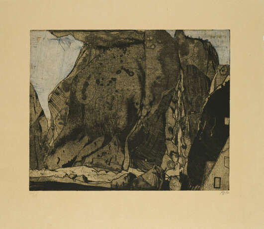 Horst Janssen. Norwegische Landschaft - Foto 1
