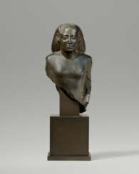 AN EGYPTIAN GREYWACKE NAOPHOROS