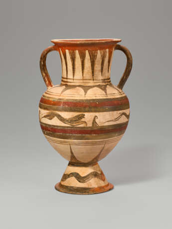 AN ETRUSCAN POTTERY AMPHORA - photo 1