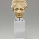 A ROMAN-STYLE MARBLE HEAD OF A GODDESS AND A GREEK-STYLE BRONZE SNAKE - Foto 2