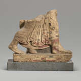 AN ETRUSCAN TERRACOTTA FRAGMENTARY ANTEFIX - photo 1