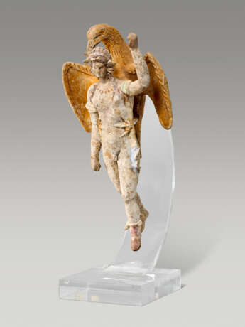 A CANOSAN TERRACOTTA ZEUS AND GANYMEDE - photo 2