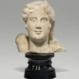 A CYPRIOT LIMESTONE HEAD OF ARTEMIS - photo 1