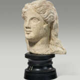 A CYPRIOT LIMESTONE HEAD OF ARTEMIS - photo 2