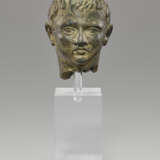 A ROMAN BRONZE PORTRAIT HEAD OF A MAN - photo 1
