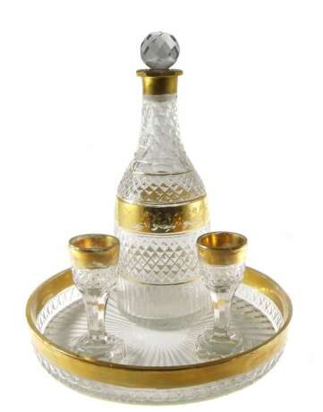 “Vodka set ODL” Imperial Glass Factory St. Petersburg Gilding 1795 - photo 1