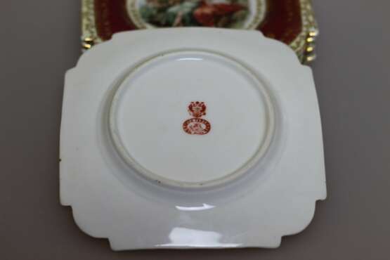 “Set of plates Gardner” Gardner Porcelain Factory Gilding 1905 - photo 2
