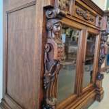 Renaissance style cabinet - display case Oak 19th century - photo 4