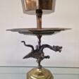 Antique bronze serving dish - One click purchase