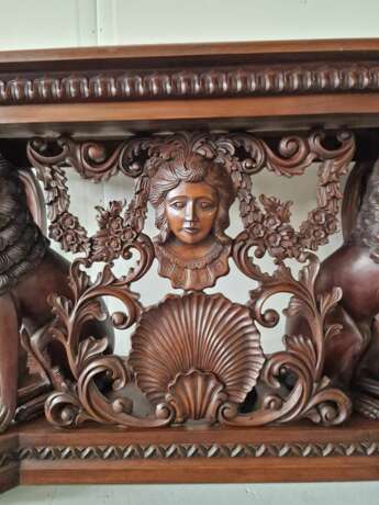 Neo-Renaissance style mahogany console Mahogany Eclecticism Early 20th century - photo 2