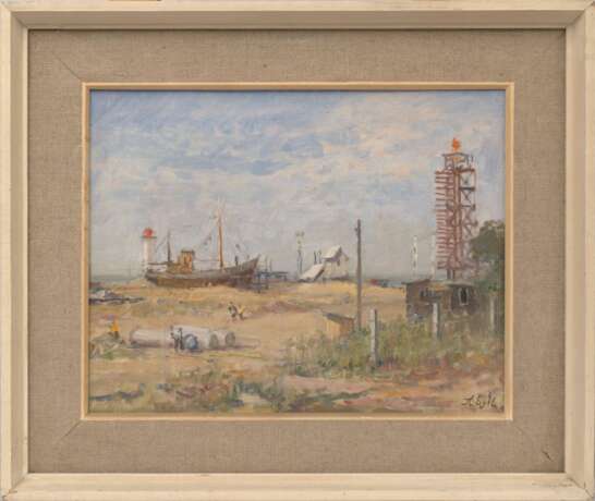 Paysage portuaire Mid-20th century - photo 1