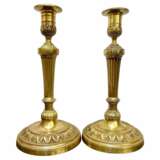 Pair of Gilt Bronze Candlesticks from the Bourbon Restoration Period Бронза Louis-Philippe Carl X 19th century г. - фото 1