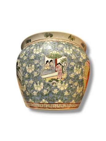 19th Century Aquarium Pot in Porcelain China. Porcelaine Asian Art 19th century - photo 20
