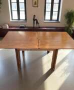 Product catalog. Afra &amp; Tobia Scarpa Folding Dining Table for Cassina, Model 778, 20th Century