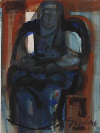 Assis watercolor Mid-20th century - photo 1