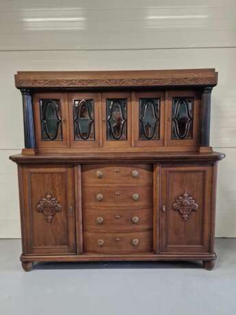 Большой и элегантный буфет Oak Eclecticism Early 20th century г. - фото 3