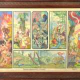 Проект настенной росписи watercolor Mid-20th century г. - фото 1