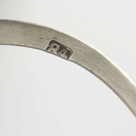 Instrument d`&eacute;criture en argent. Henrik Wigstr&ouml;m.Faberge.Fin du 19e si&egrave;cle Silber 84 Late 19th century - Foto 7