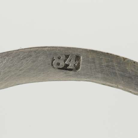 Instrument d`&eacute;criture en argent. Henrik Wigstr&ouml;m.Faberge.Fin du 19e si&egrave;cle Silber 84 Late 19th century - Foto 8